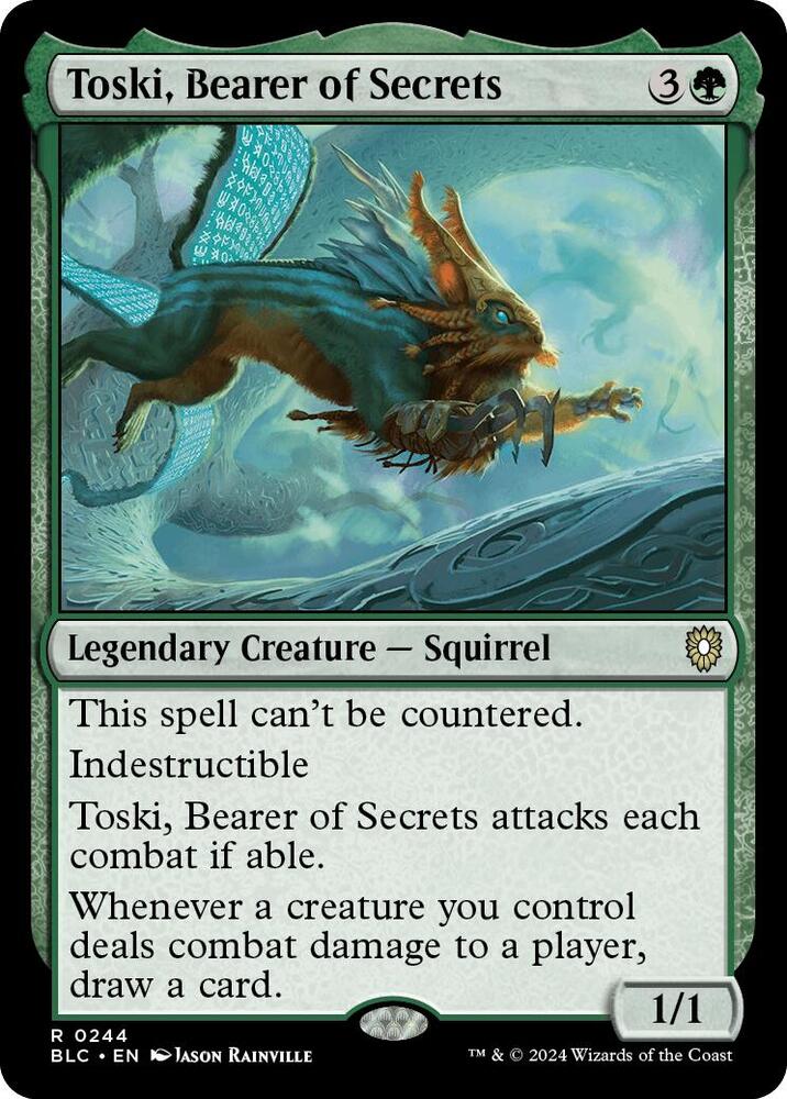 Toski, Bearer of Secrets, Commander: Bloomburrow 244