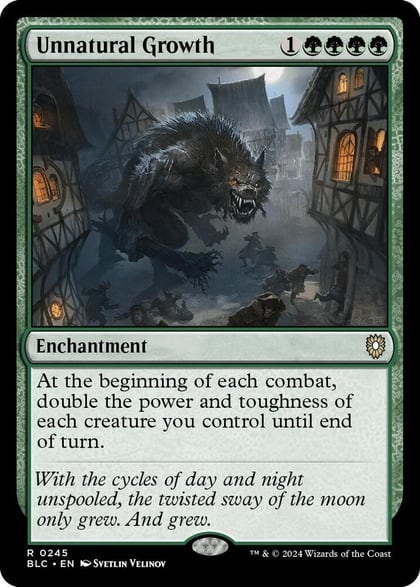 Unnatural Growth, Commander: Bloomburrow 245
