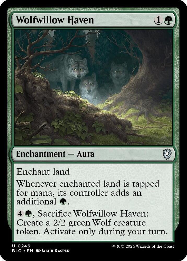 Wolfwillow Haven, Commander: Bloomburrow 246