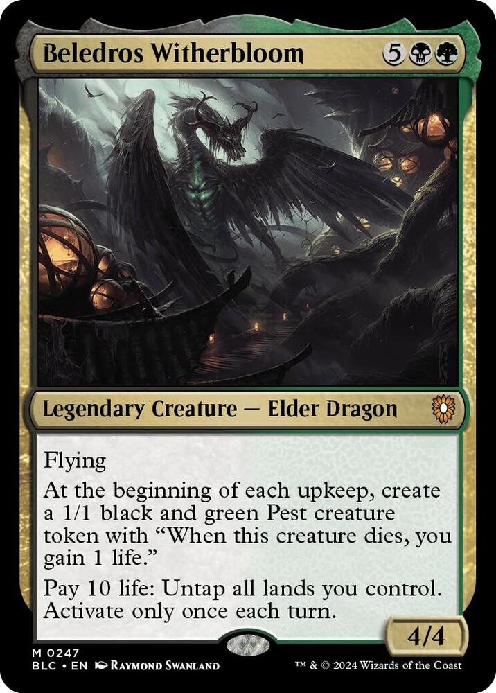 Beledros Witherbloom, Commander: Bloomburrow 247