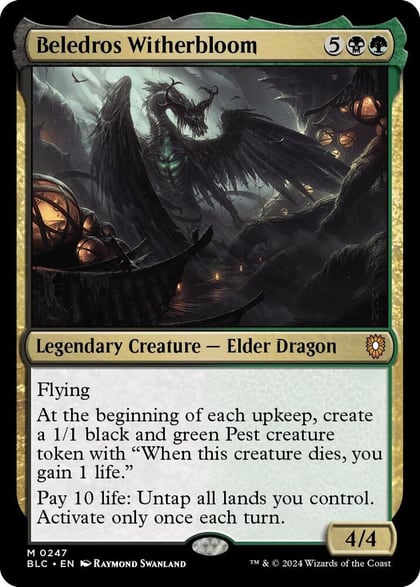 Beledros Witherbloom, Commander: Bloomburrow 247