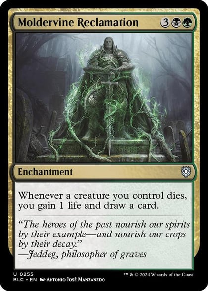 Moldervine Reclamation, Commander: Bloomburrow 255