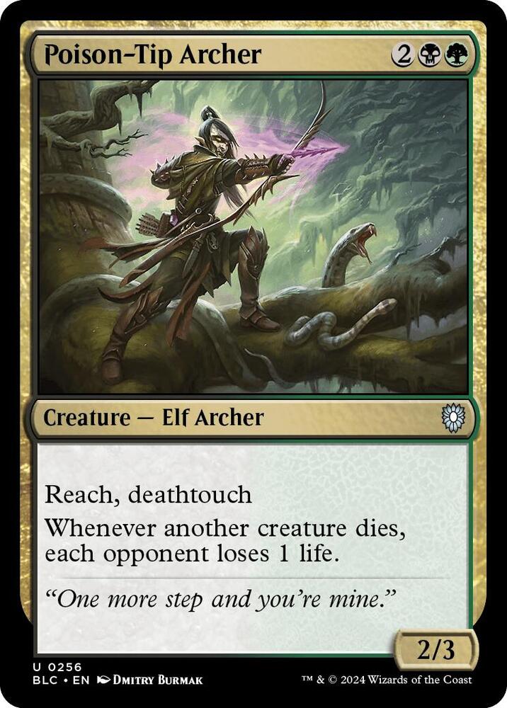 Poison-Tip Archer, Commander: Bloomburrow 256