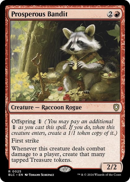 Prosperous Bandit, Commander: Bloomburrow 25
