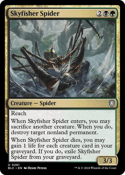Skyfisher Spider, Commander: Bloomburrow 261