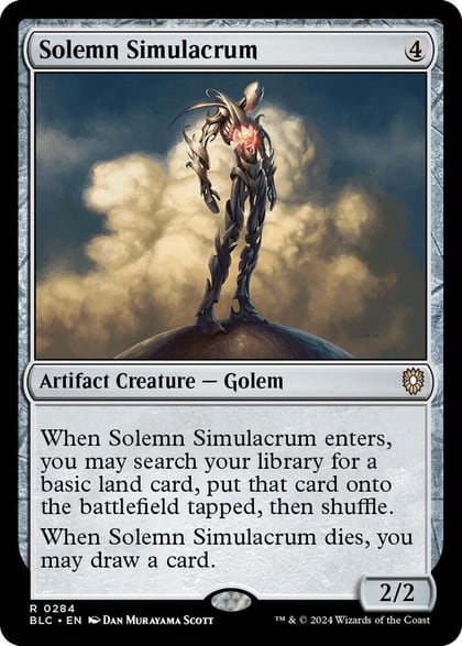 Solemn Simulacrum, Commander: Bloomburrow 284