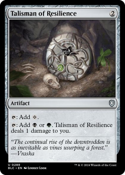 Talisman of Resilience, Commander: Bloomburrow 288