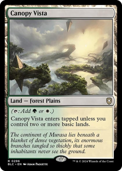 Canopy Vista, Commander: Bloomburrow 296