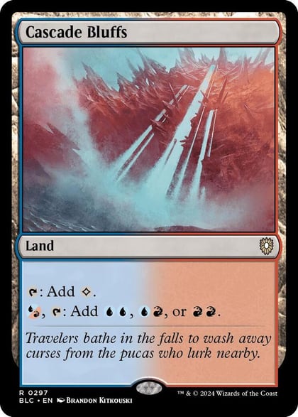 Cascade Bluffs, Commander: Bloomburrow 297