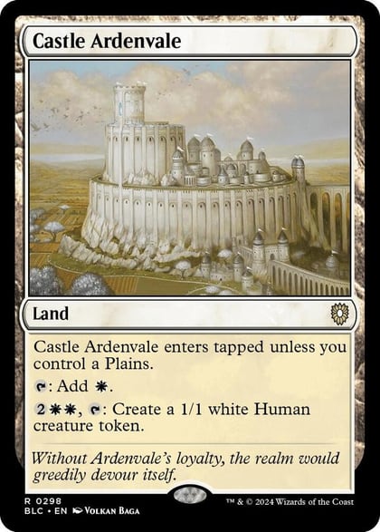 Castle Ardenvale, Commander: Bloomburrow 298