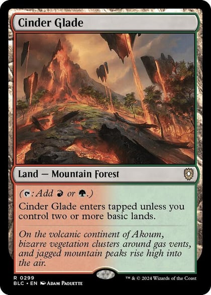Cinder Glade, Commander: Bloomburrow 299