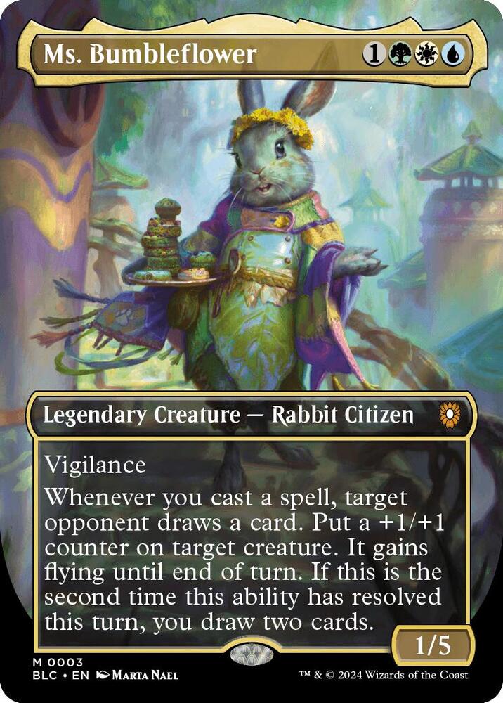 Ms. Bumbleflower (Borderless), Commander: Bloomburrow 3