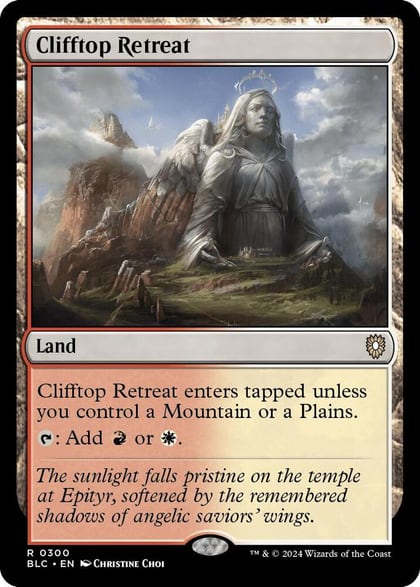 Clifftop Retreat, Commander: Bloomburrow 300