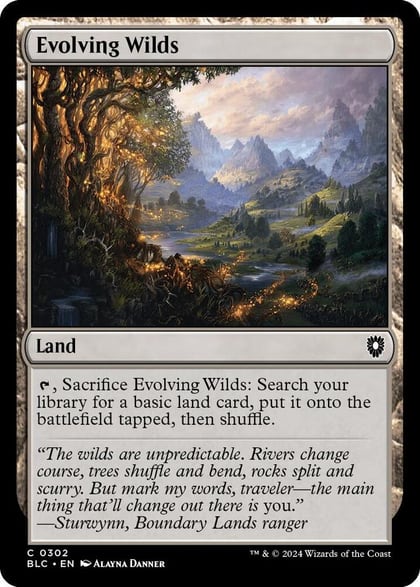 Evolving Wilds, Commander: Bloomburrow 302