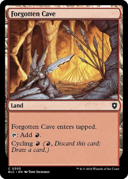 Forgotten Cave, Commander: Bloomburrow 305
