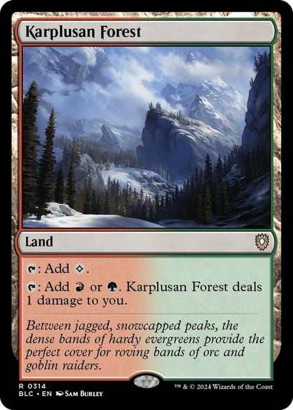 Karplusan Forest, Commander: Bloomburrow 314