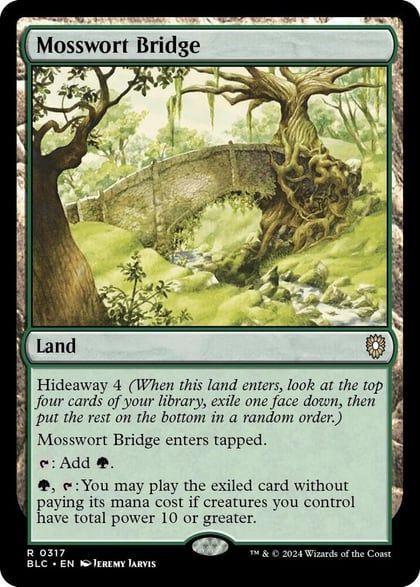 Mosswort Bridge, Commander: Bloomburrow 317