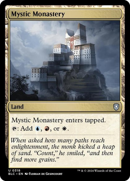 Mystic Monastery, Commander: Bloomburrow 318