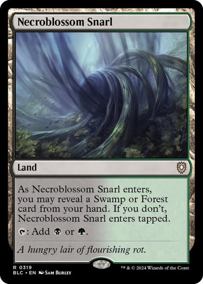 Necroblossom Snarl, Commander: Bloomburrow 319
