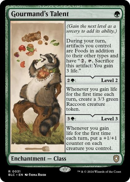 Gourmand's Talent, Commander: Bloomburrow 31