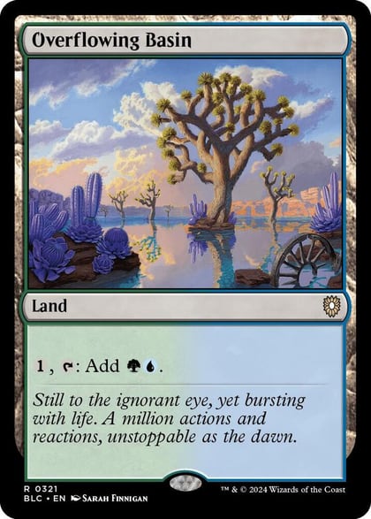 Overflowing Basin, Commander: Bloomburrow 321