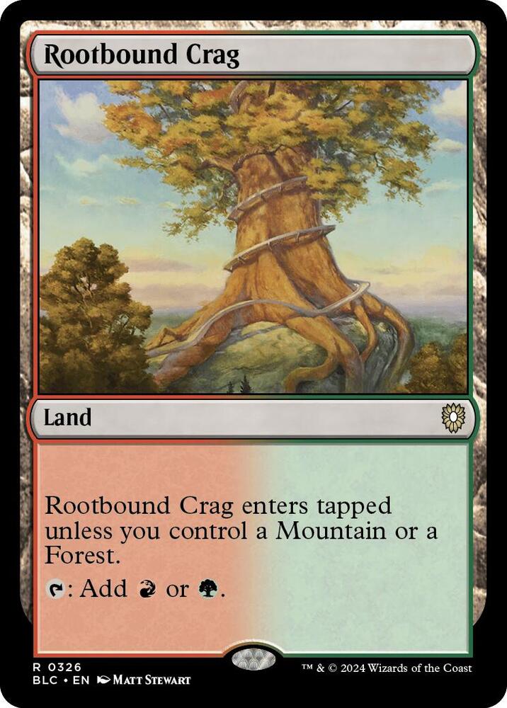 Rootbound Crag, Commander: Bloomburrow 326