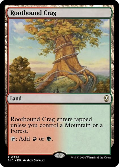 Rootbound Crag, Commander: Bloomburrow 326