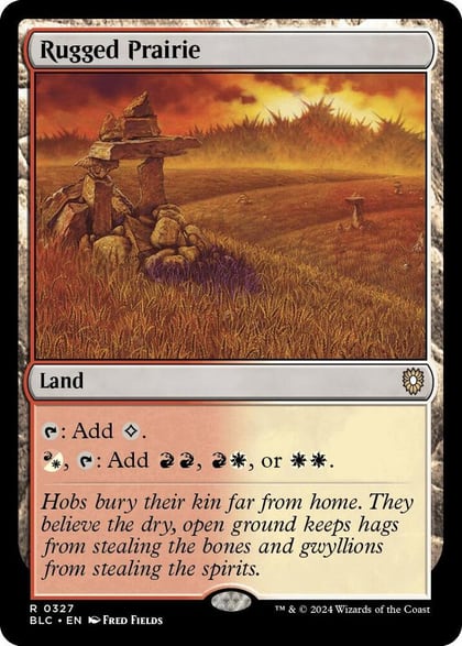 Rugged Prairie, Commander: Bloomburrow 327