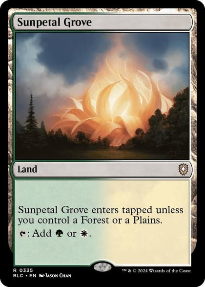 Sunpetal Grove, Commander: Bloomburrow 335