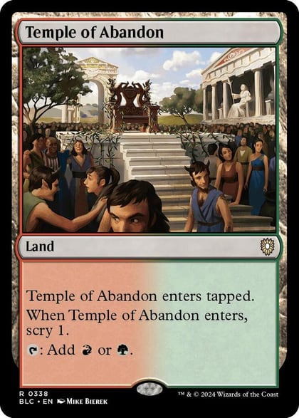 Temple of Abandon, Commander: Bloomburrow 338