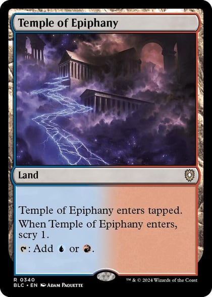 Temple of Epiphany, Commander: Bloomburrow 340