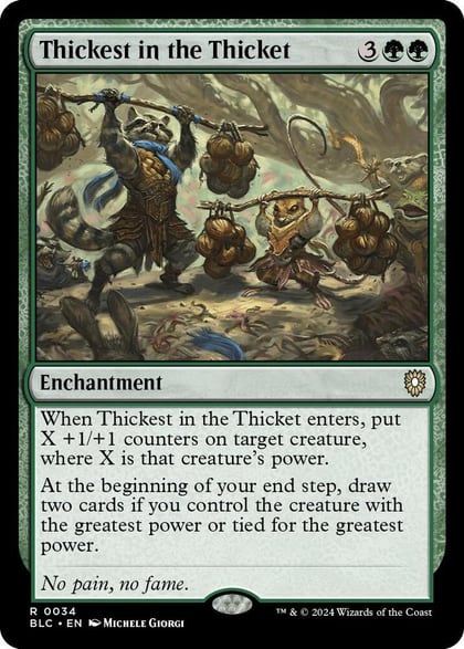 Thickest in the Thicket, Commander: Bloomburrow 34