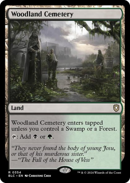 Woodland Cemetery, Commander: Bloomburrow 354