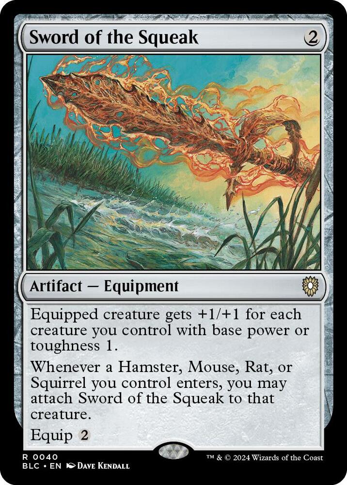 Sword of the Squeak, Commander: Bloomburrow 40