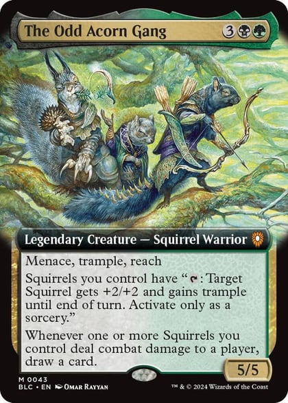 The Odd Acorn Gang (Extended Art), Commander: Bloomburrow 43