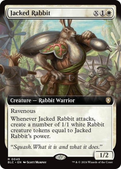 Jacked Rabbit (Extended Art), Commander: Bloomburrow 45