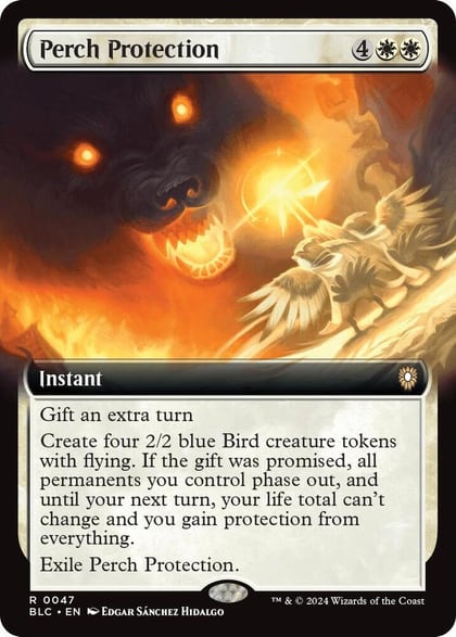 Perch Protection (Extended Art), Commander: Bloomburrow 47