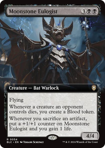 Moonstone Eulogist (Extended Art), Commander: Bloomburrow 54