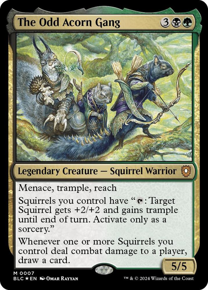 The Odd Acorn Gang, Commander: Bloomburrow 7