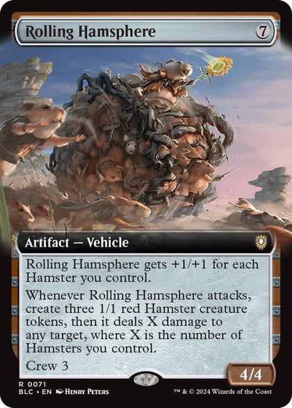 Rolling Hamsphere (Extended Art), Commander: Bloomburrow 71