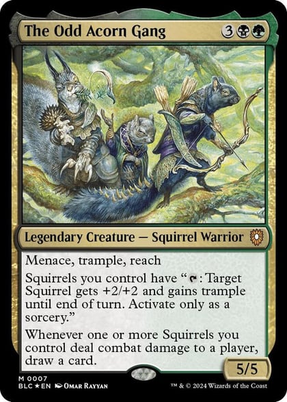 The Odd Acorn Gang, Commander: Bloomburrow 7