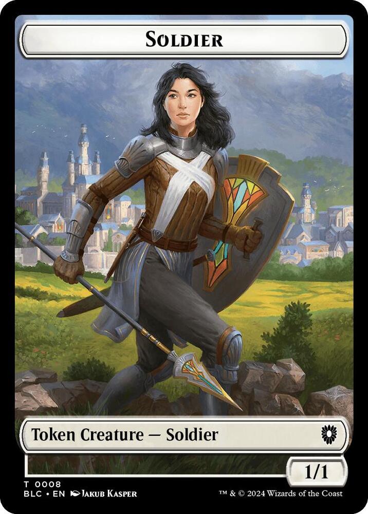 Soldier // Citizen Double-Sided Token, Commander: Bloomburrow 8 // 33
