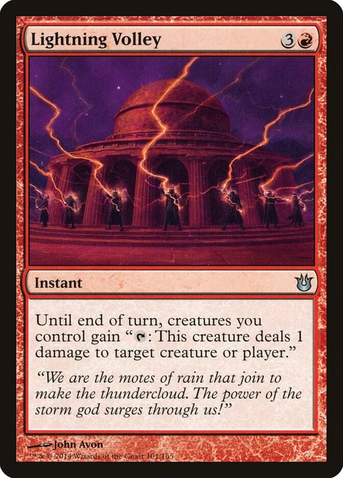 Lightning Volley, Born of the Gods 101