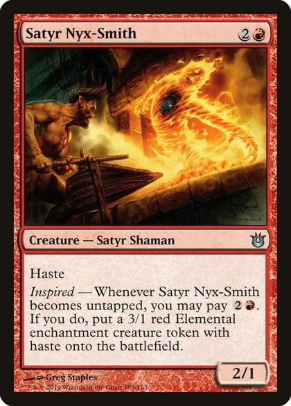 Satyr Nyx-Smith, Born of the Gods 109