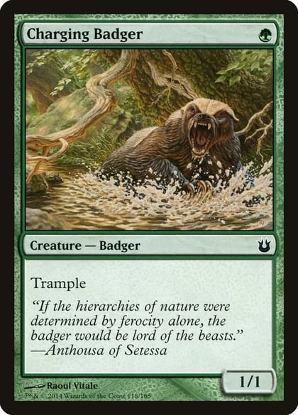 Charging Badger, Born of the Gods 118