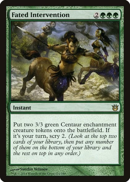 Fated Intervention, Born of the Gods 121