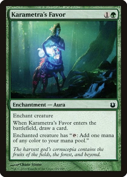 Karametra's Favor, Born of the Gods 125