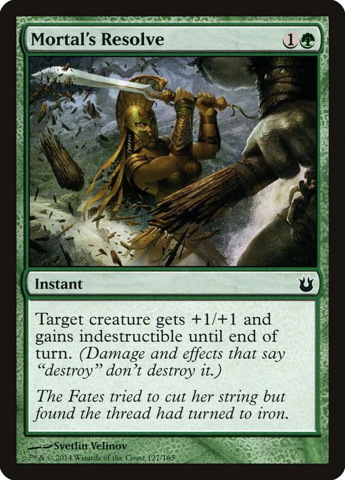 Mortal's Resolve, Born of the Gods 127