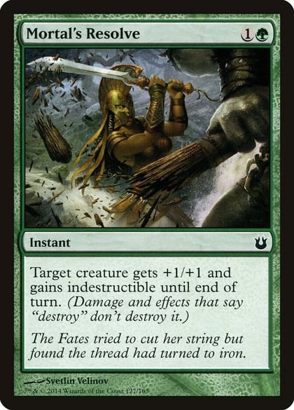 Mortal's Resolve, Born of the Gods 127