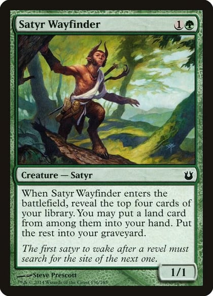 Satyr Wayfinder, Born of the Gods 136